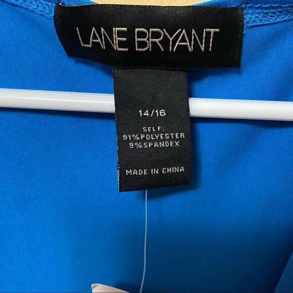 LANE BRYANT NWT DRESS BLUE Sz 14/16 - Picture 3 of 4
